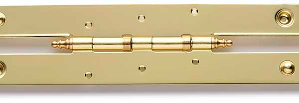 bisagra acabado latonada