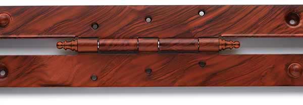 bisagra acabado madera negra